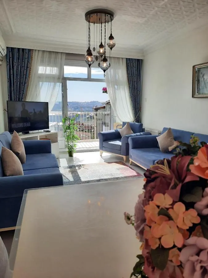 Apartmán Taksimde Deniz Ve Marti Esliginde Uyanmak Istanbulská provincie