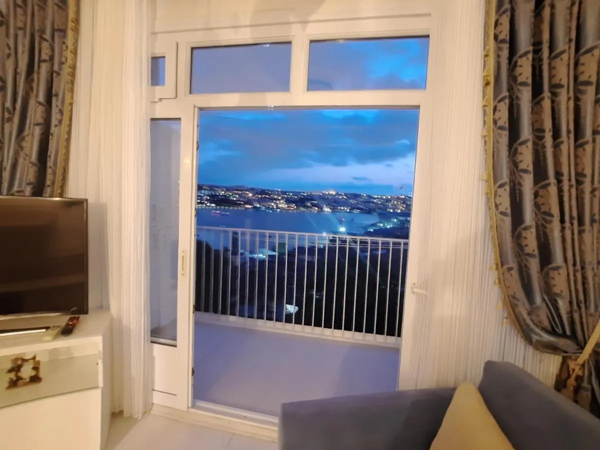 Apartmán Taksimde Deniz Ve Marti Esliginde Uyanmak Istanbulská provincie